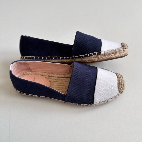 J.Crew Espadrille Shoes In Canvas With Toe Cap Size 7 - Picture 2 of 5